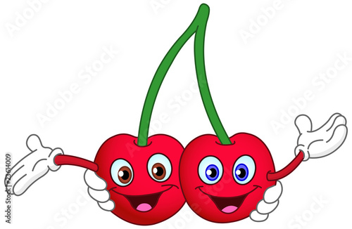 Cartoon cherry