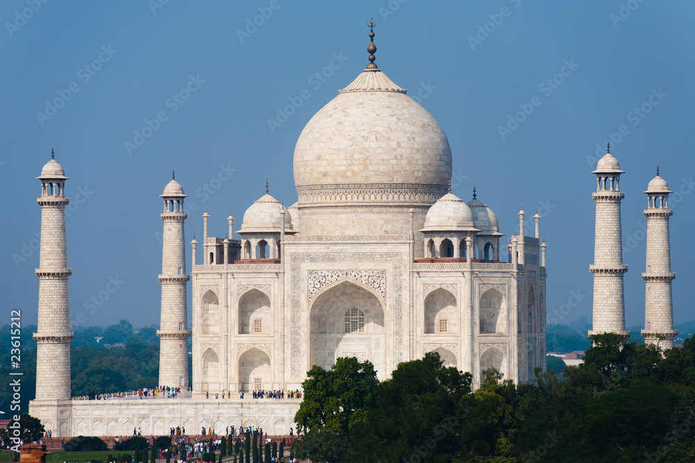 Daytime Taj Mahal at Distance