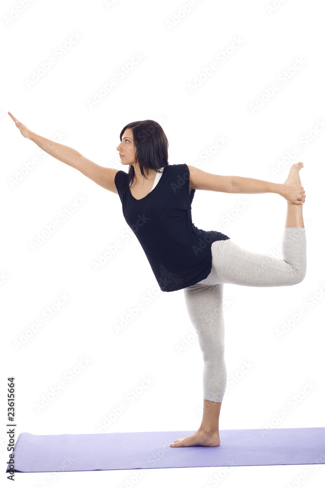 Woman - Yoga King Dancer Pose Woman - Yoga King Dancer Pose