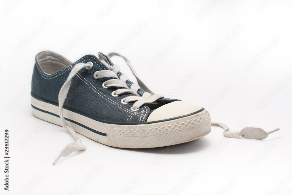 blue walking shoe blue walking shoe