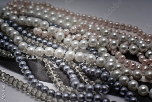 elegant gray pearls