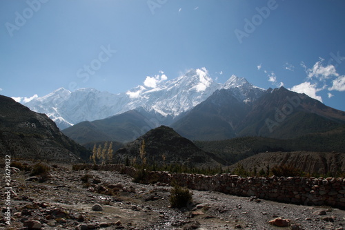 Himalaya and Blue Sky