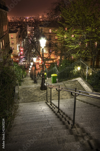 Lamplight, cafes and steep steps #23631234