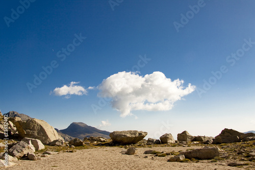 Mountain pass in Aiguestortes National Park