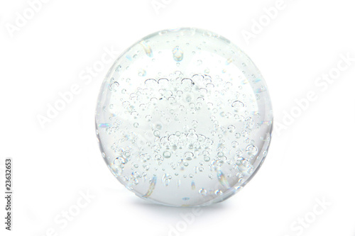 Crystal ball isolated on white