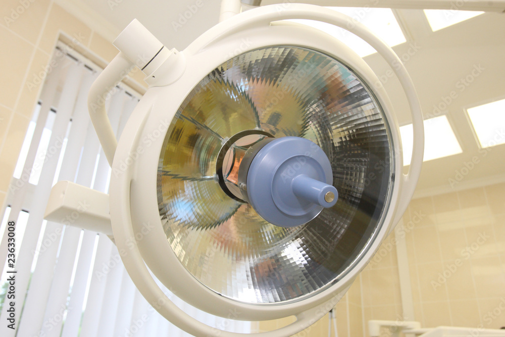 Lamp in a surgery room