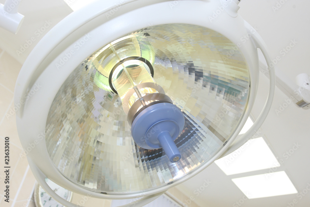 Lamp in a surgery room