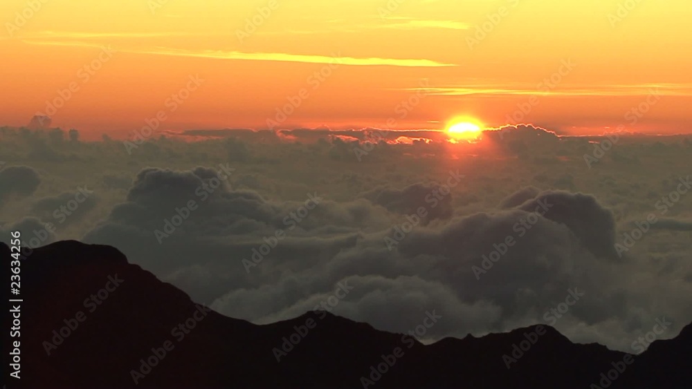 Sonnenaufgang am Haleakala