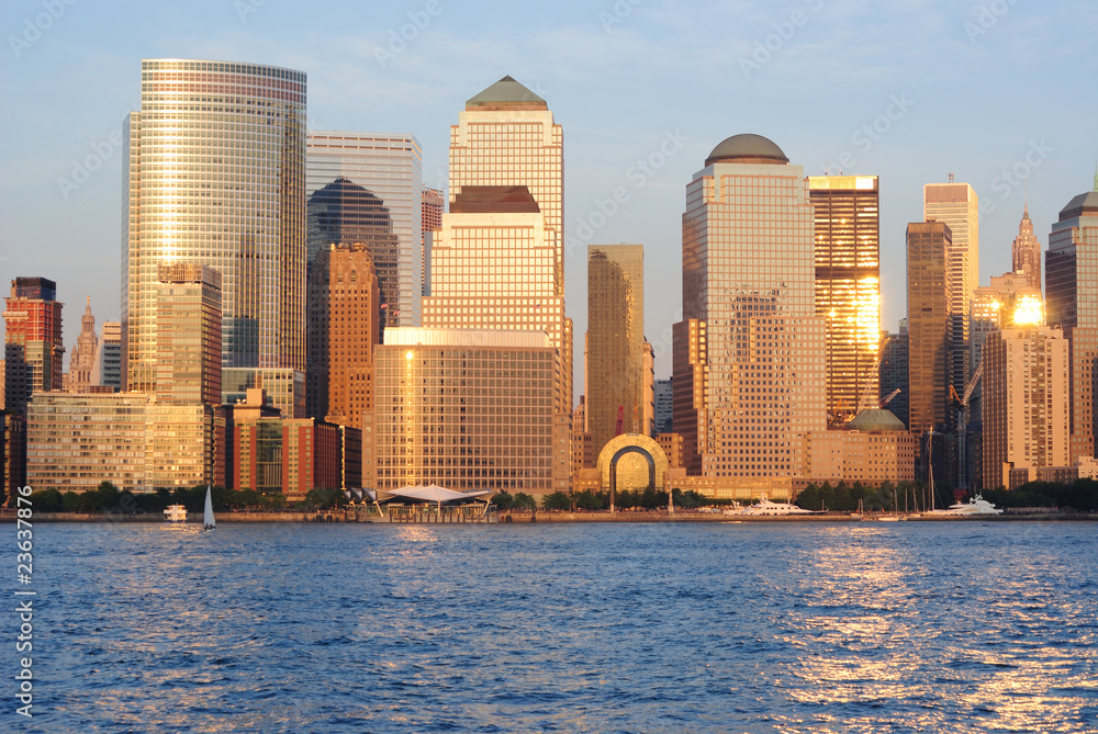 Fototapeta premium New York City Hudson River