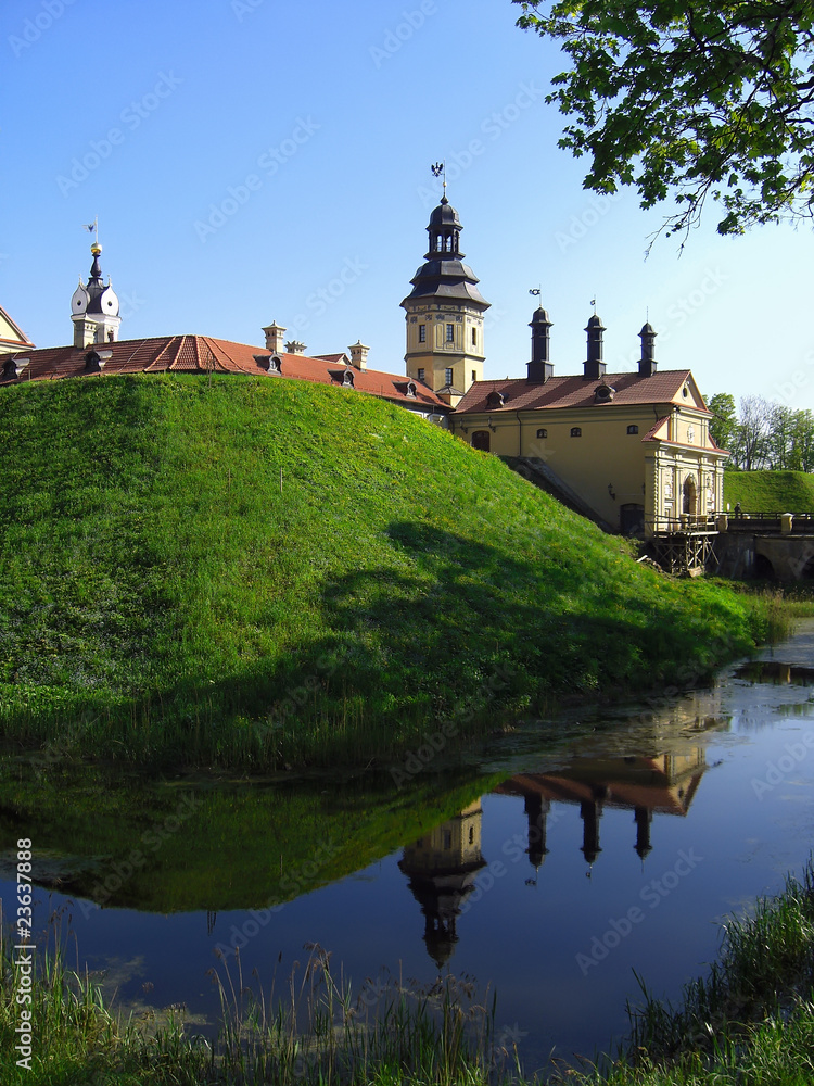 Nesvizh castle in Belarus
