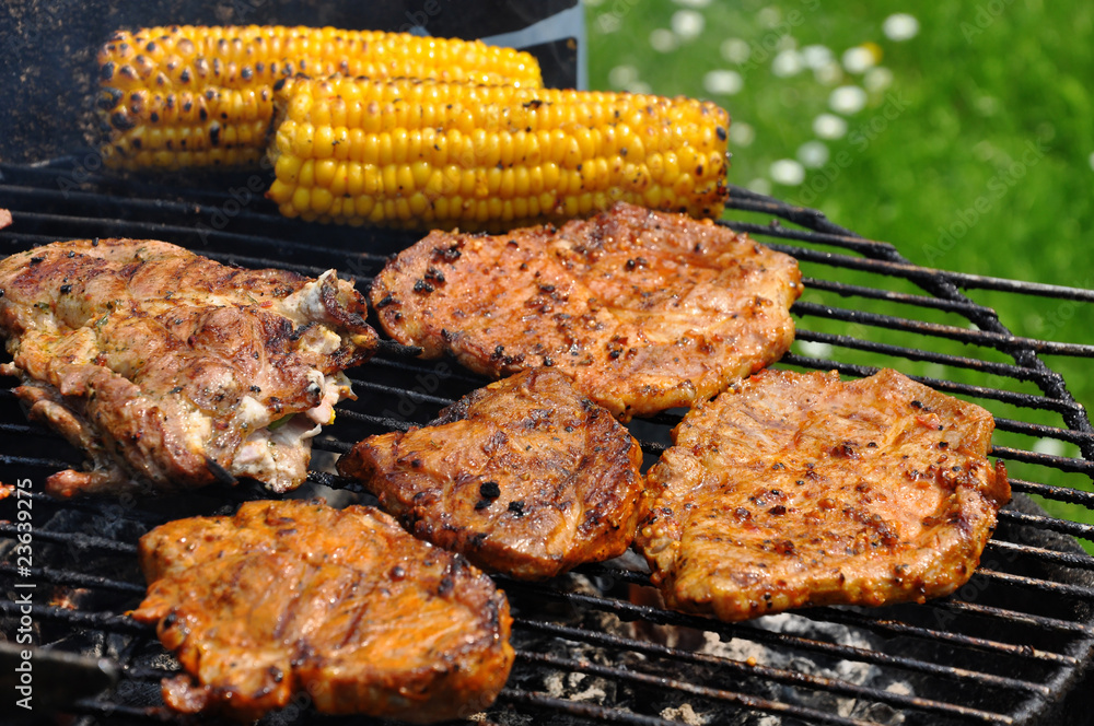 Grillen im Garten