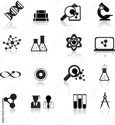 science illustration examining cells