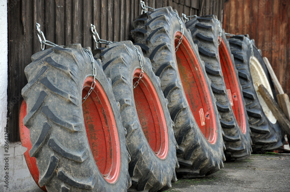 Obraz premium Traktorräder