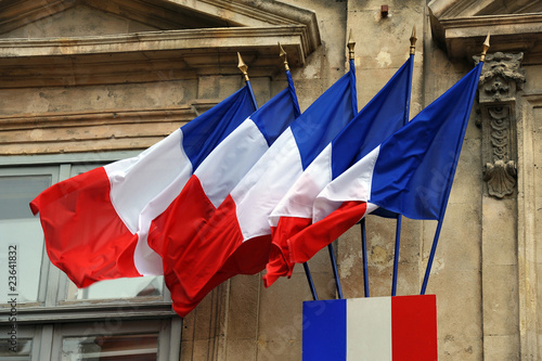 Drapeaux Francais photo