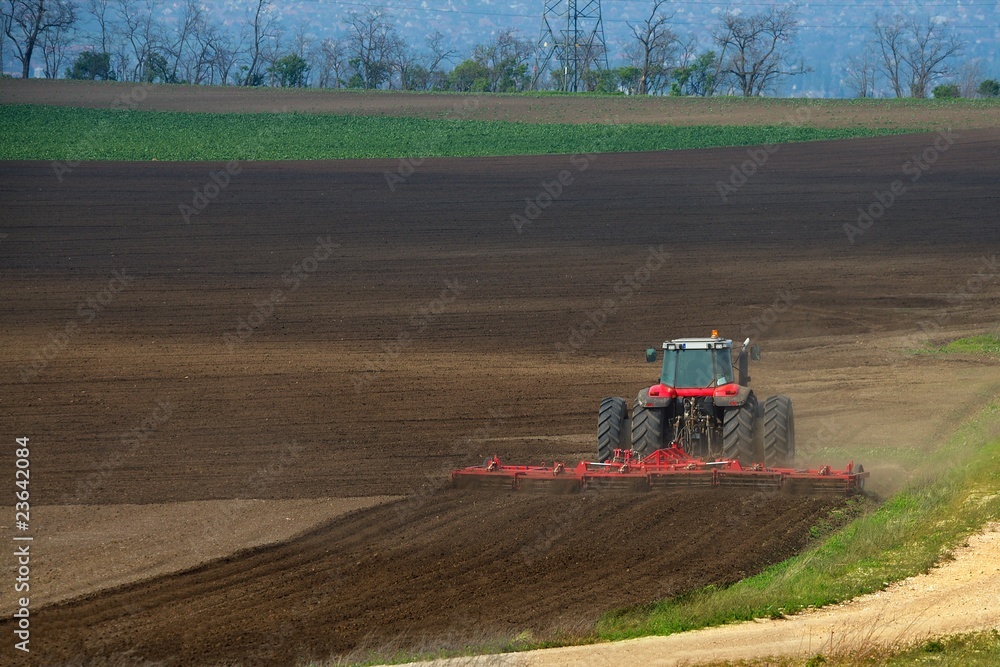 Obraz premium Tractor