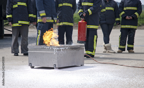 Fire extinguisher training