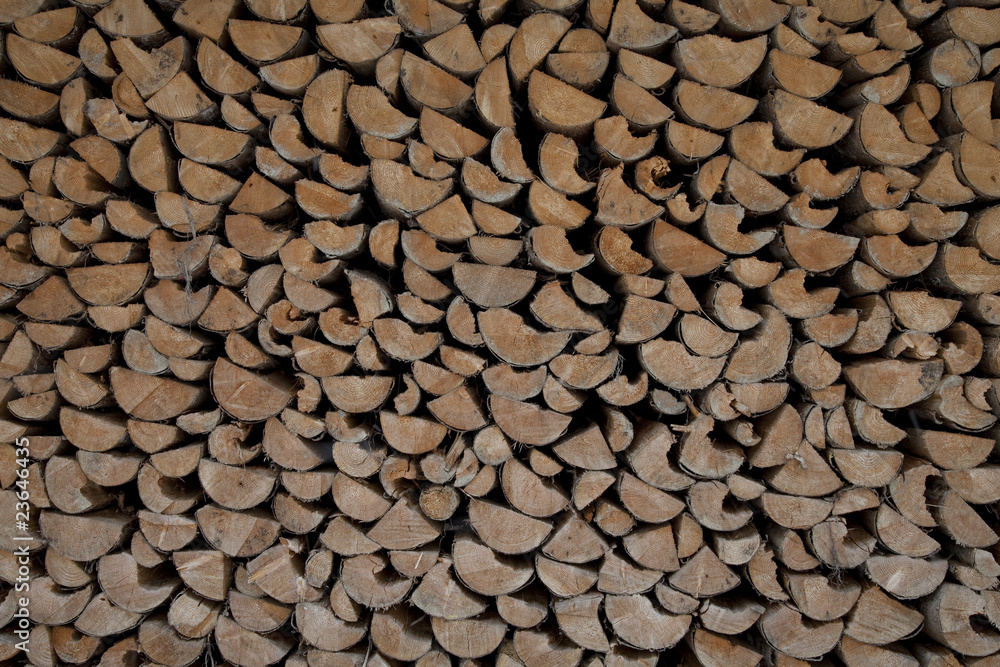 gestapeltes Holz