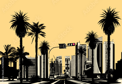 modern tropical city