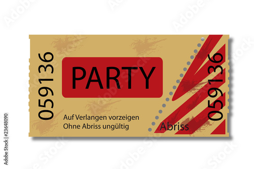 Eintrittskarte