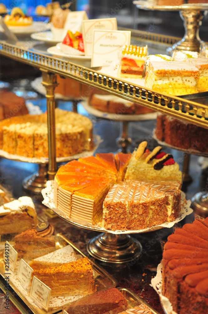 Obraz premium patisserie à Vienne, autriche