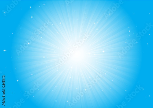 Blue vector backgroun blast