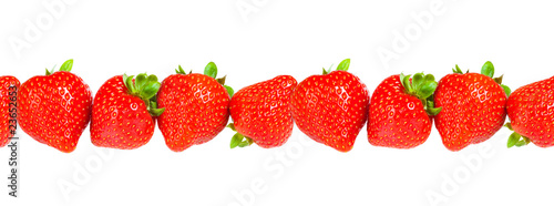 Ripe strawberry seamless background