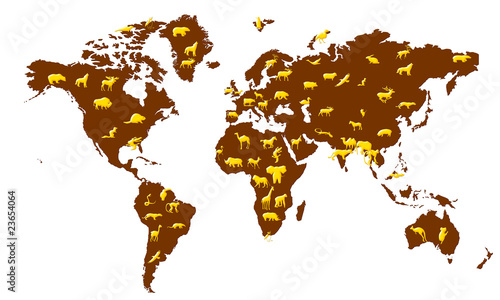 Fototapeta Naklejka Na Ścianę i Meble -  MUNDI ANIMAL