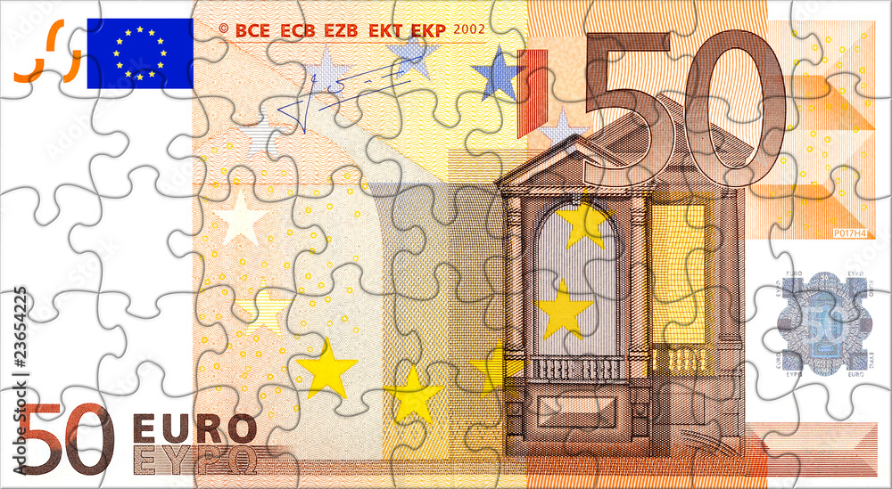 50 Euro Puzzle komplett 50 Euro Puzzle komplett