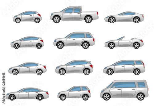 set of cars