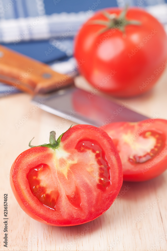 fresh tomato on white background fresh tomato on white background