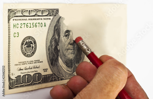 erasing money