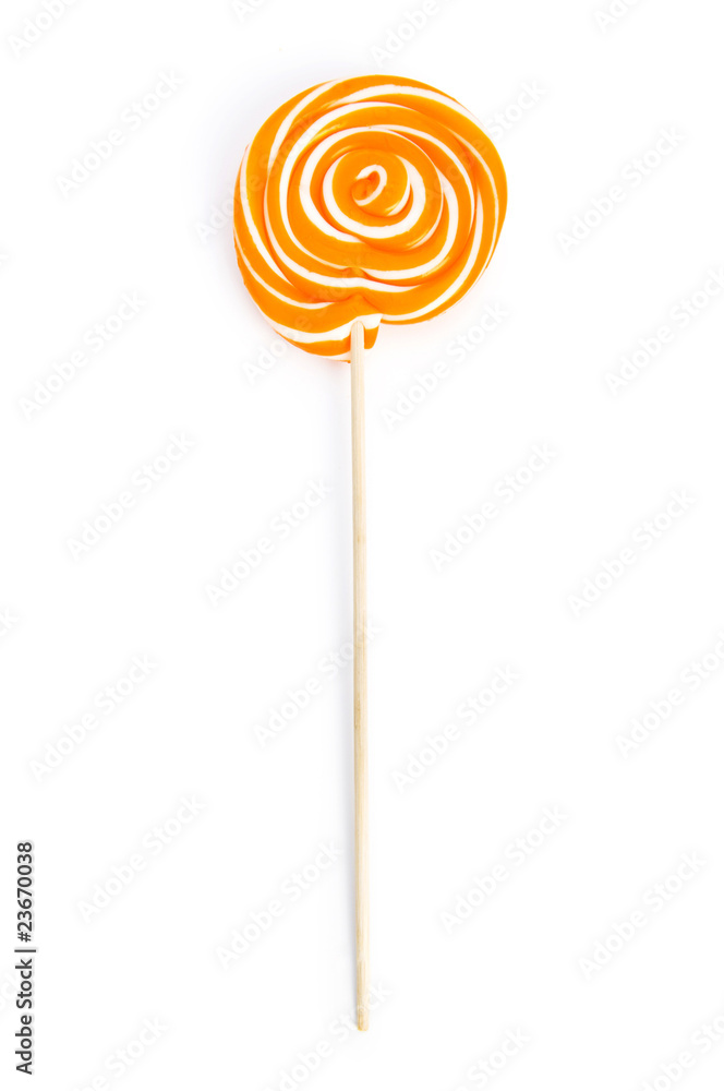 Colourful lollipop isolated on the white background Colourful lollipop isolated on the white background