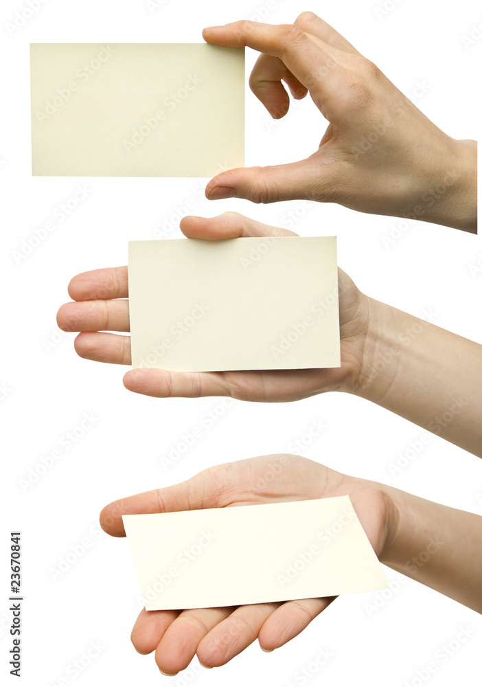Obraz premium card blank