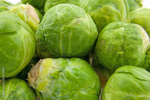 Brussels sprouts in closeup