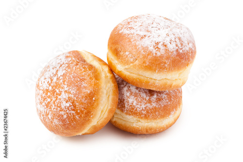 sweer donuts with sugar