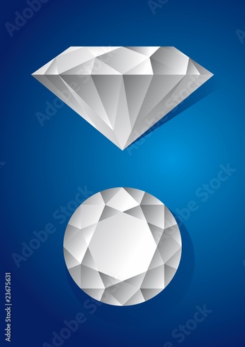 Diamond in vector