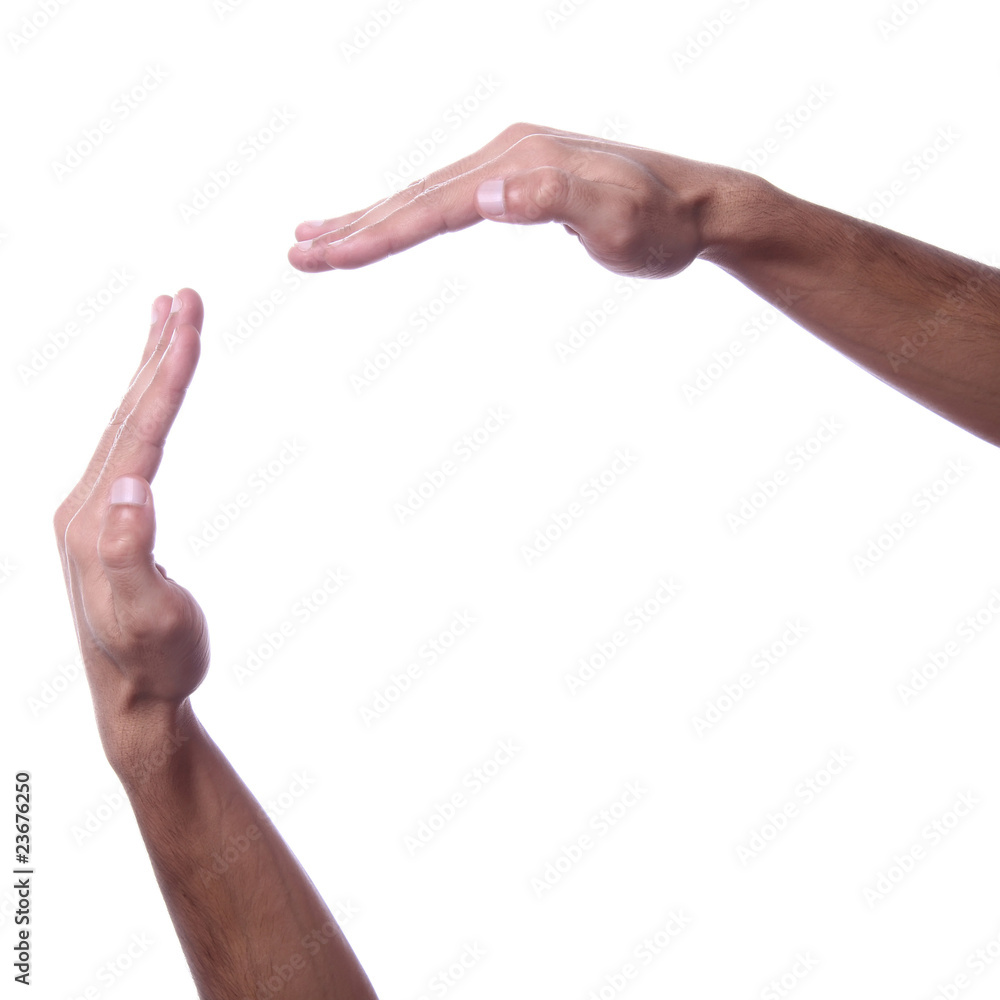 hand as if holding something - open space hand as if holding something - open space
