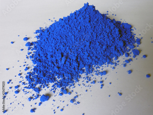 Konstfotografi pigment bleu