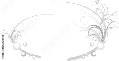 Wallpaper Mural Two floral elements for design of frames. Vector Torontodigital.ca