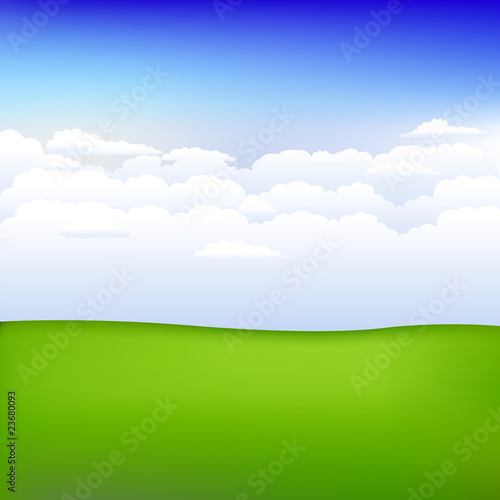 Background With Landscape