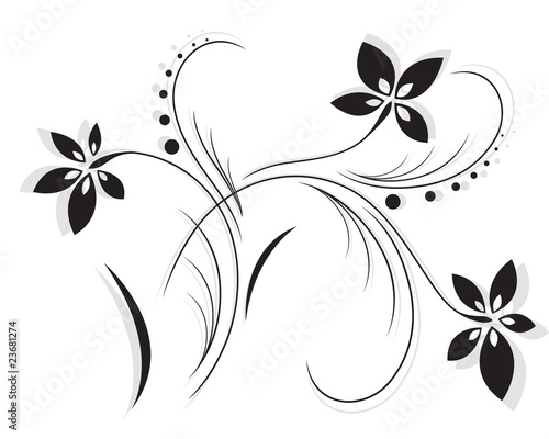 Flower vector pattern