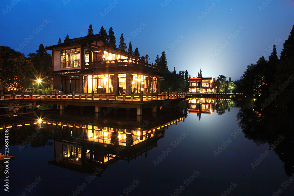 Country side house and a river