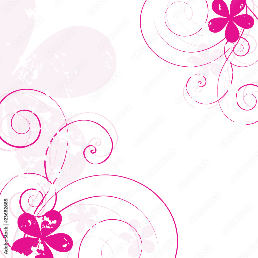 Abstract flowers background with place for your text Abstract flowers background with place for your text