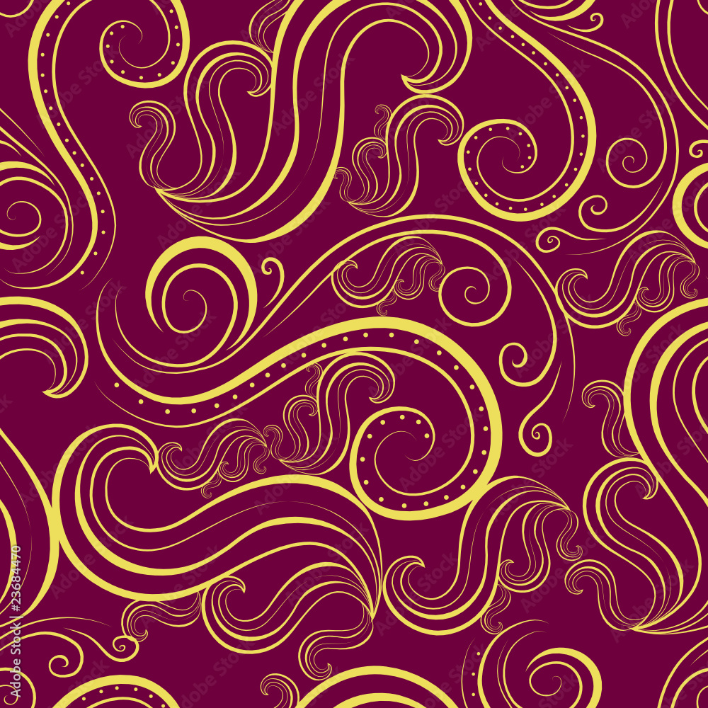 Seamless pink abstract twirl pattern Seamless pink abstract twirl pattern