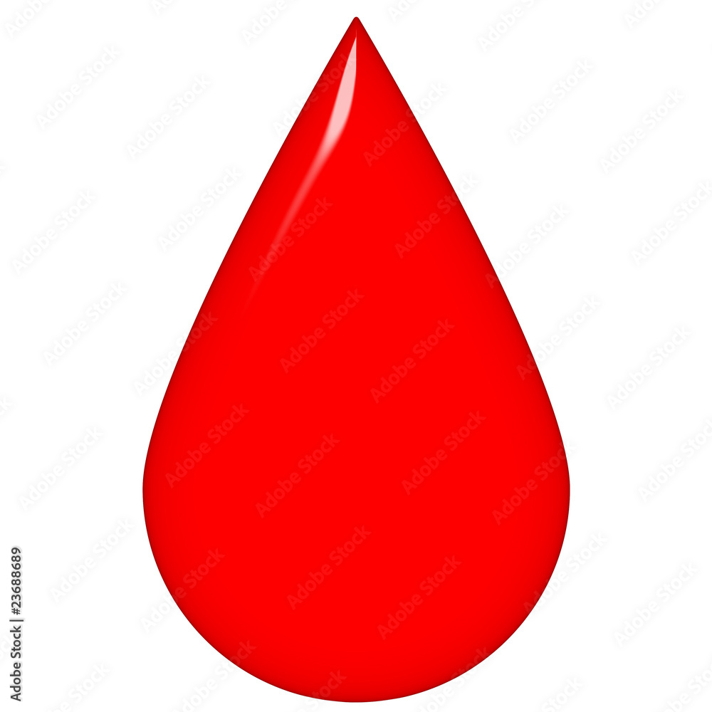 Fototapeta premium 3D Blood Drop