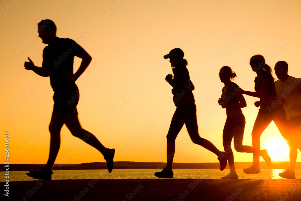jogging