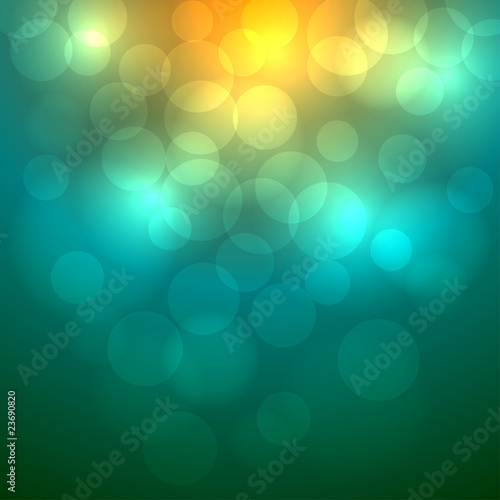 Abstract colorful bokeh vector  background.