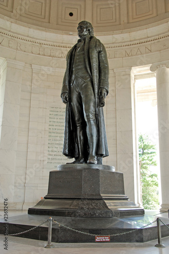 Statue of Thomas Jefferson at Jefferson Memorial