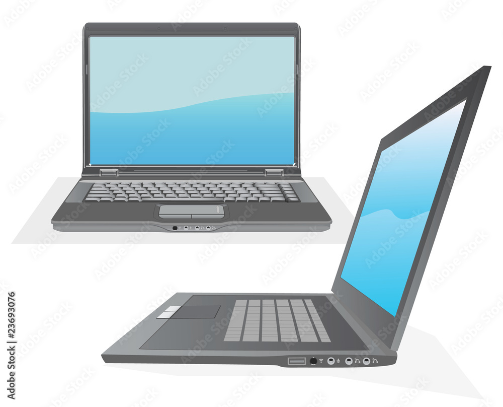 gray laptop gray laptop