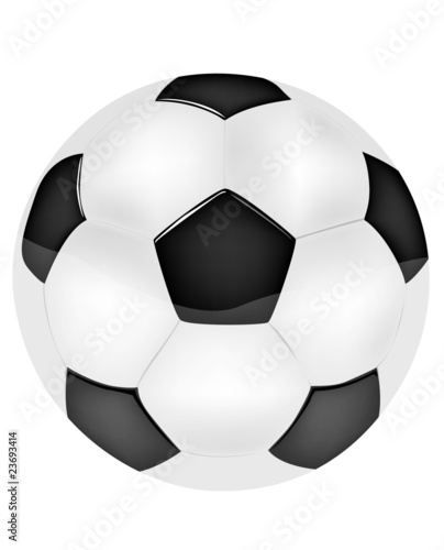 vector black and white ball